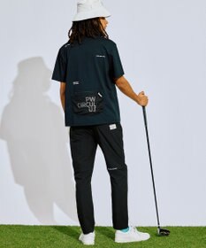 PW CIRCULUS 【吸水速乾 / UV遮蔽率99% UVカット / ストレッチ】【MEN】バックメッシュポケットモックT ゴルフ