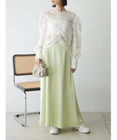 Green Parks AnriettMusee サテンナロースカート