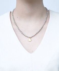 monshiro 【バロックパール】イチョウショート ネックレス