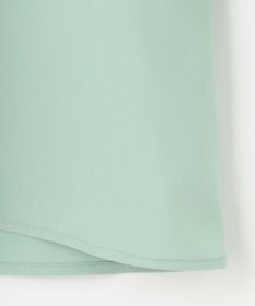 Feroux 【洗える】スタンドネックシャーリング ブラウス