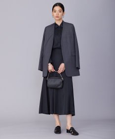 ICB 【洗える】 ルゼブフィブリルサテン スカート