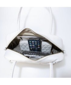 UNBILLION ピークスピーク PEAKS PEAK / 牛革パッチワーク横長ボストン