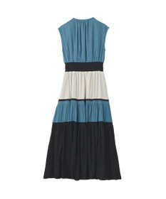 YECCA VECCA マルチカラーシャーリングワンピース