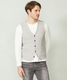 JOSEPH ABBOUD 【清涼感】洗える！ストローヤーンニット ベスト