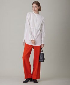 ICB L 【洗える】 トリアセコットンタイプライター シャツブラウス