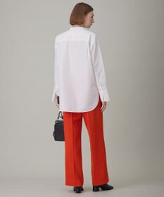 ICB L 【洗える】 トリアセコットンタイプライター シャツブラウス