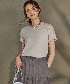 23区 【SLOW/WEB限定】シアーツイストシングルジャージー Tシャツ