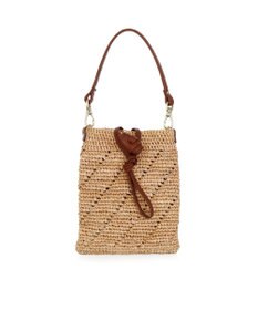 IBIZA ラフィア　スマートフォンポシェット