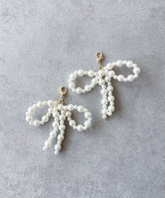 Maison de FLEUR パールリボンチャームセット