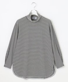 J.PRESS LADIES タートルジャージー ボーダー カットソー