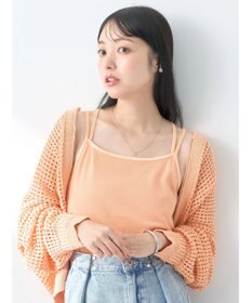 earth music&ecology キラキララインストーンキャミ