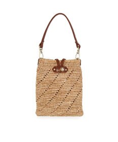 IBIZA ラフィア　スマートフォンポシェット