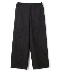 UNFILO L 【ウエストゴム】ボタニカル エンブロイダリー パンツ