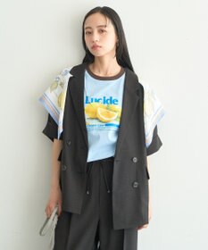 earth music&ecology 【セットアップ対応】リネンライクダブルジャケット