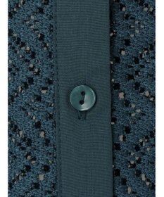 earth music&ecology レースバンドカラーシャツ