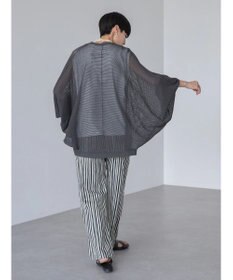 AMERICAN HOLIC ニュアンスメッシュニットカーディガン