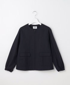 J.PRESS LADIES L TCリネン ドライツイル ノーカラー ブルゾン