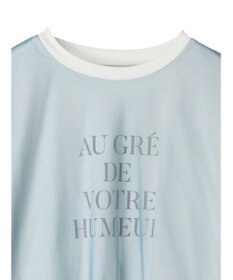 Green Parks チュールドッキングロゴプルオーバー