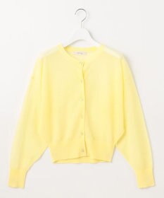 Feroux 【洗える】シアーカラー カーディガン