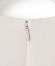 ICB L 【洗える】ライトダブルクロス フリルデザインブラウス