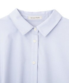 Green Parks スウィッチングペプラムシャツ