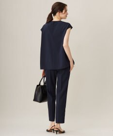 自由区 【セットアップ対応・UVカット・接触冷感・洗える】ライトストレッチ ブラウス