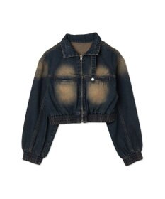 WEGO ヴィンテージウォッシュバイカージャケット