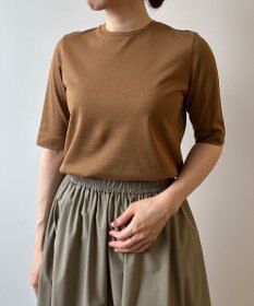 UNFILO 【汗ジミが目立たない/吸水速乾】マルチエフェクト　二の腕スッキリTシャツ