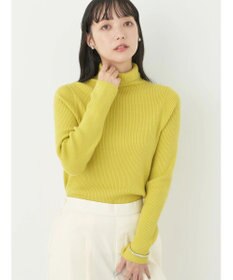 earth music&ecology やわらかタッチリブタートルネックプルオーバー