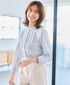 ANY SIS 【洗える】レースピンタック ブラウス