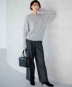 23区 L 【見上愛さん着用】ピュアカシミヤ クルーネック ニット