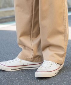 WEGO 【ユニセックス着用ITEM/ウエストゴム/手洗い可】チノイージーワイドパンツ