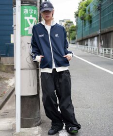 WEGO 【ユニセックスITEM/MLサイズ展開】ラグランライントラックジャケット