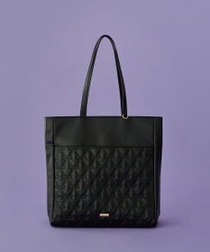 Maison de FLEUR リボンキルティングキャリーオントート