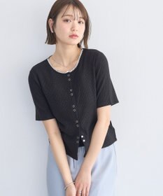 earth music&ecology チェーンリブラメカットソー