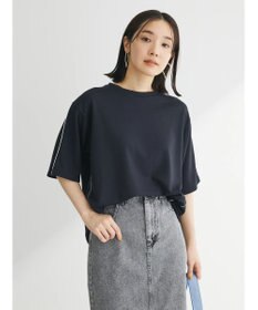 Green Parks ライン使いポンチカットプルオーバー