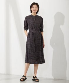 J.PRESS LADIES 【洗える】 ジオメトリック ワンピース