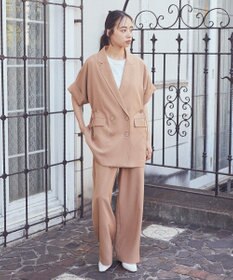 earth music&ecology 半袖サイドドロストジャケット