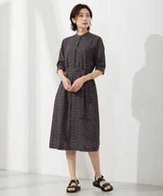 J.PRESS LADIES 【洗える】 ジオメトリック ワンピース