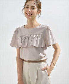 組曲 ツイルジャジー フリルカットソー