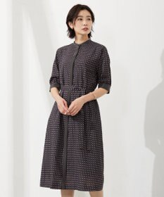 J.PRESS LADIES 【洗える】 ジオメトリック ワンピース
