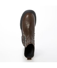 MODE ET JACOMO <carino>サイドゴアビジューショートブーツ