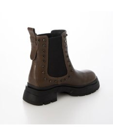 MODE ET JACOMO <carino>サイドゴアビジューショートブーツ