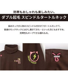 PW CIRCULUS 【起毛素材であたたか】【MEN】スピンドル付 両面起毛タートルネック ゴルフ