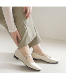 Pointer 日本製 本革ストラップ付きパンプス