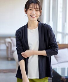 Tiaclasse 【新色追加・UVケア・接触冷感】“やみつき”着ながしロングカットソーカーデ