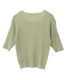 Green Parks 配色リブニットプルオーバー