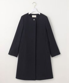 ANY SIS L ウールライクノーカラー ロングコート