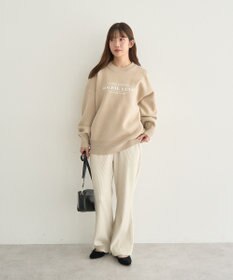 earth music&ecology セルフカットテレコフレアパンツ