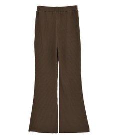 earth music&ecology セルフカットテレコフレアパンツ